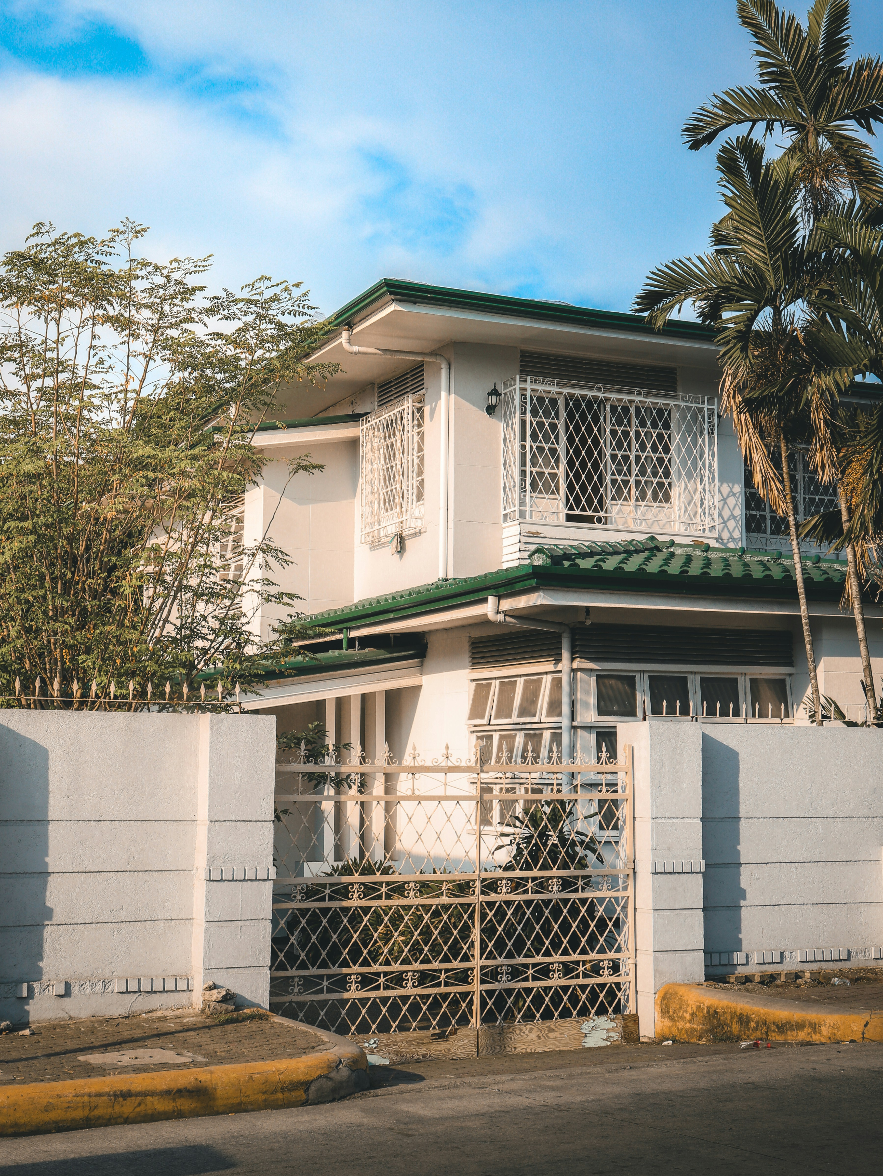 A heritage Filipino home, at dusk